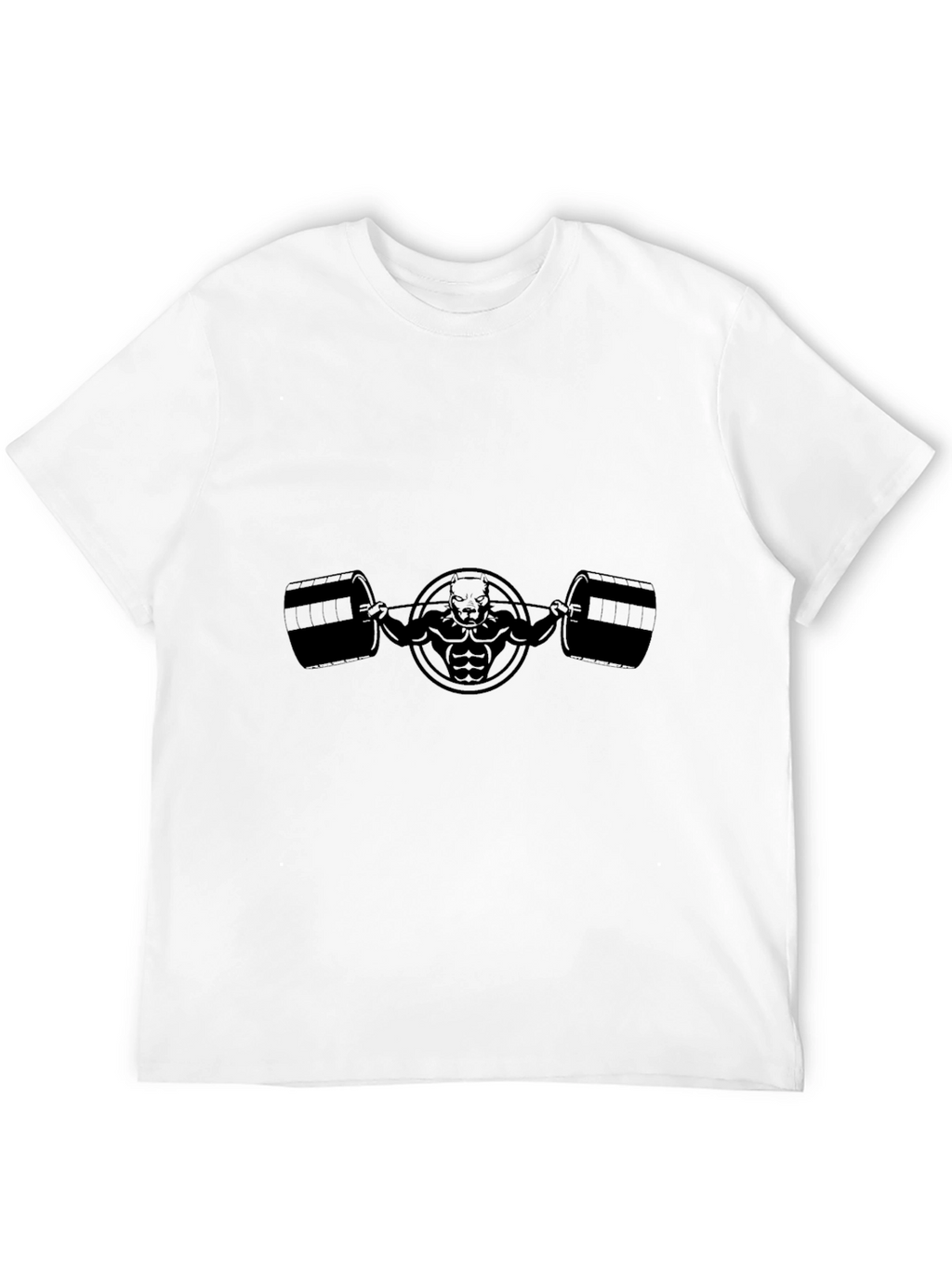 Mens Black Workout Graphic Tee
