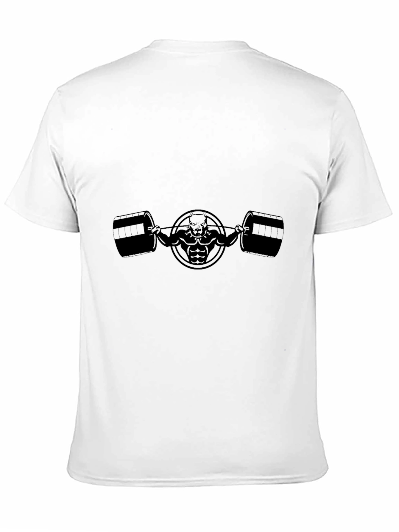 Mens Black Workout Graphic Tee