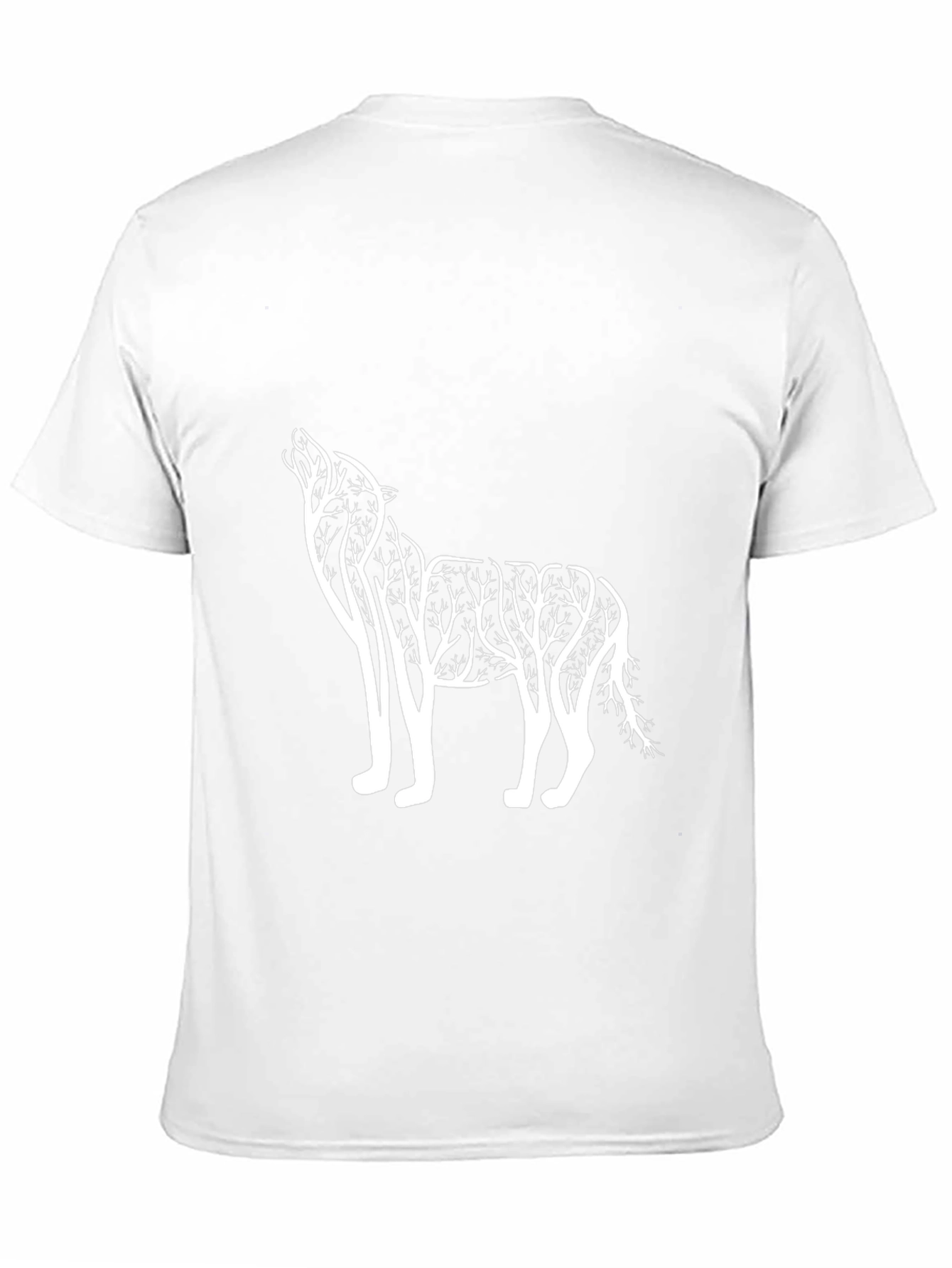 Wolf Tree Graphic Tee - Mens Black T-Shirt