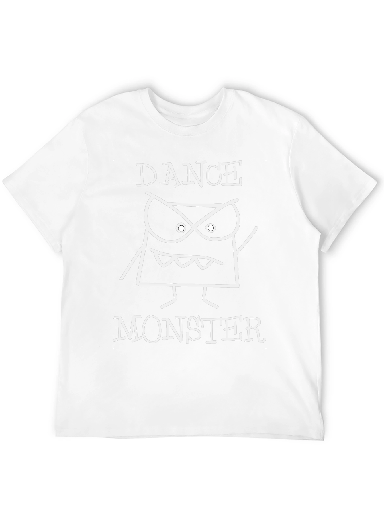 Dance Monster Graphic Tee - Black Cotton T-Shirt