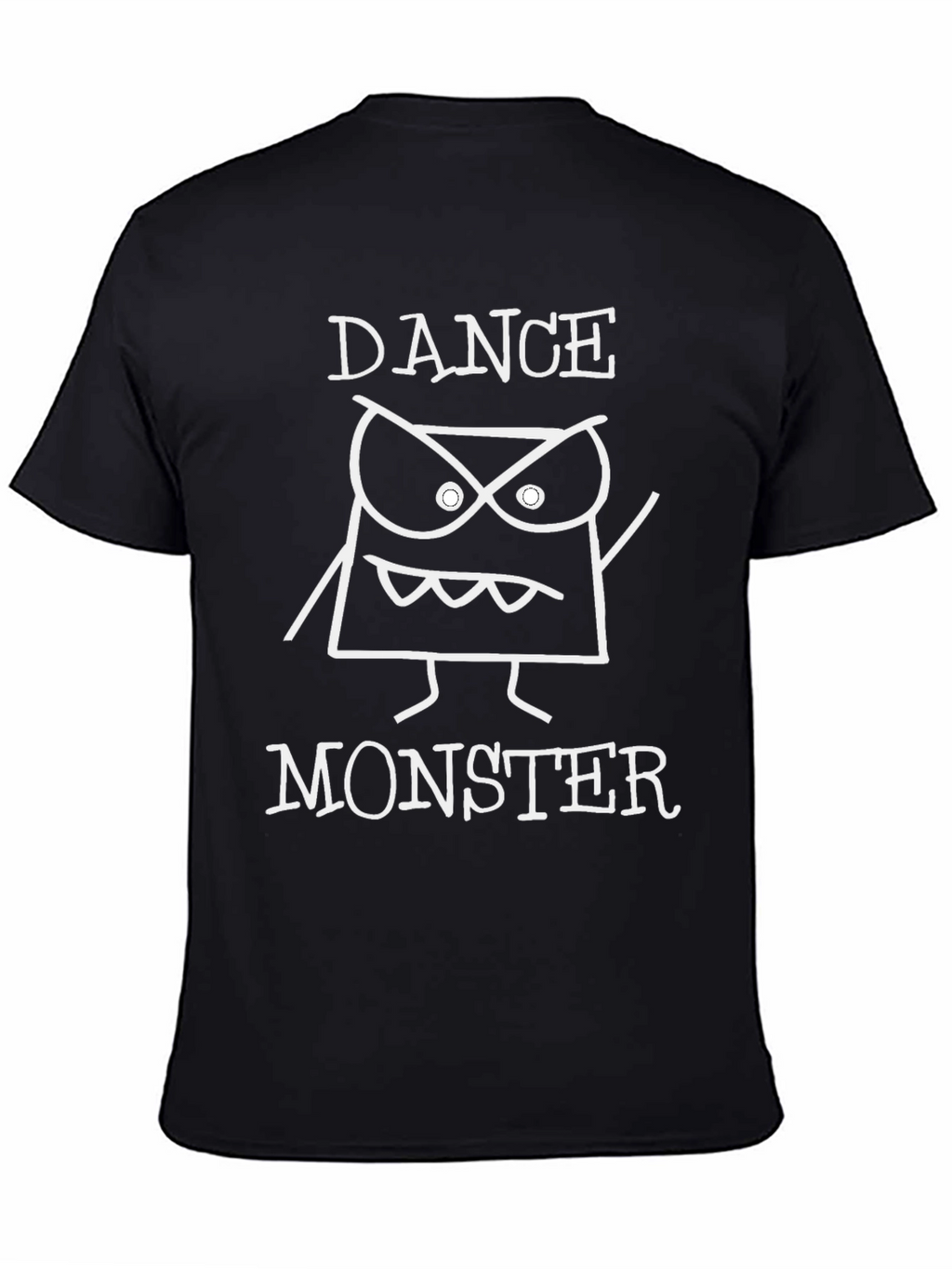 Dance Monster Graphic Tee - Black Cotton T-Shirt