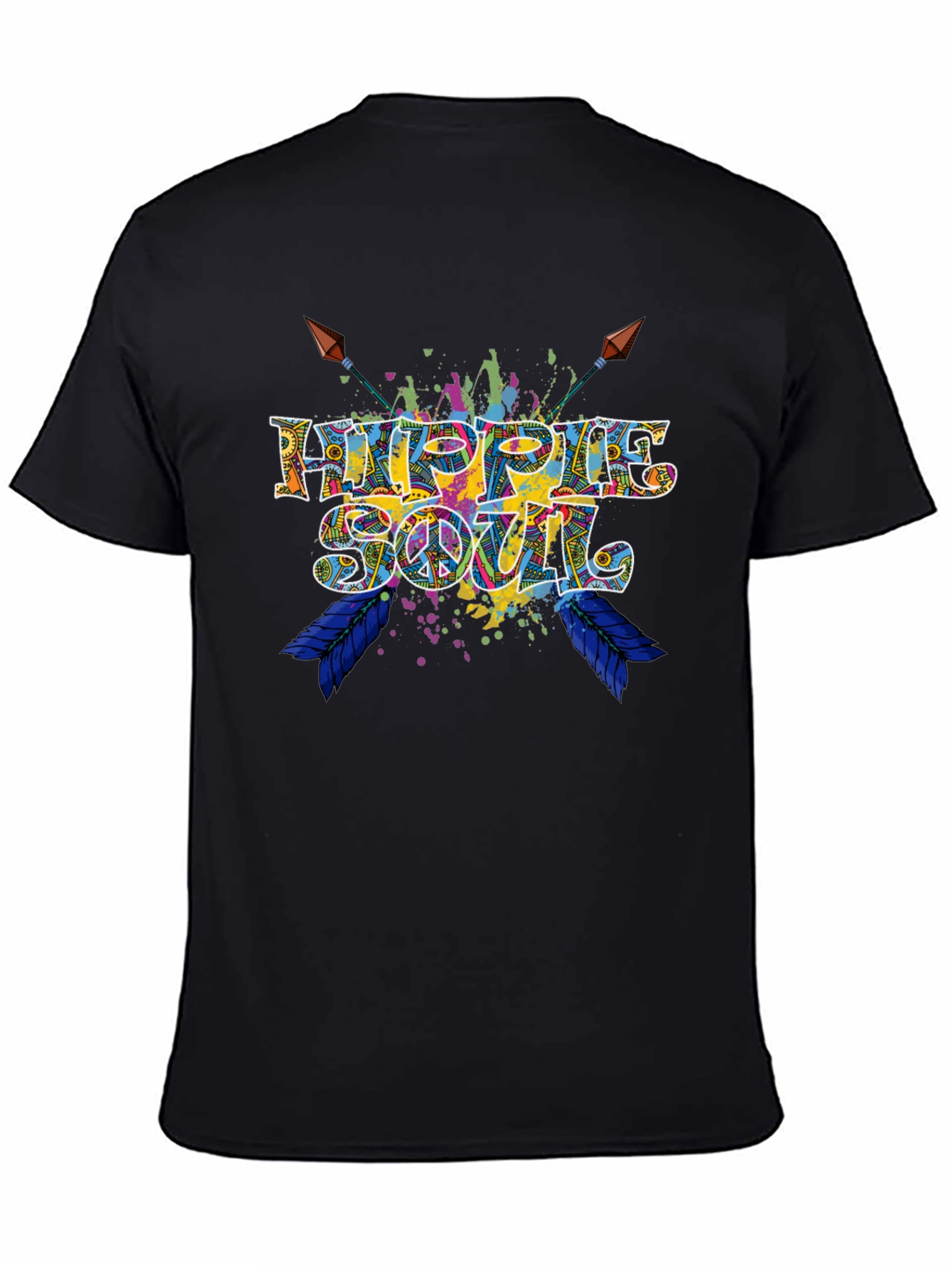 Hippie Soul T-Shirt - Colorful Graphic Tee