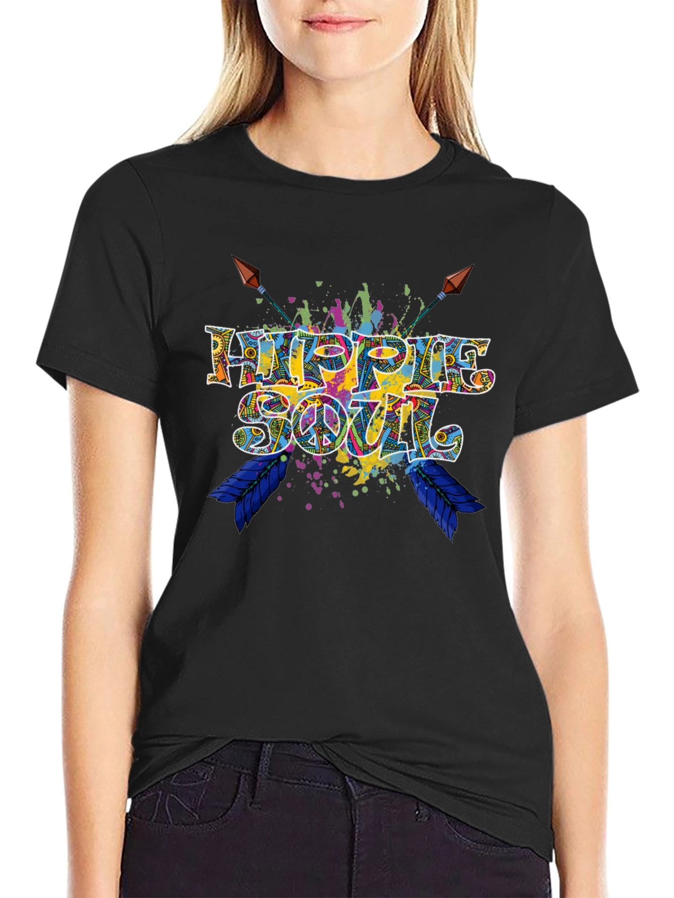Hippie Soul T-Shirt - Colorful Graphic Tee