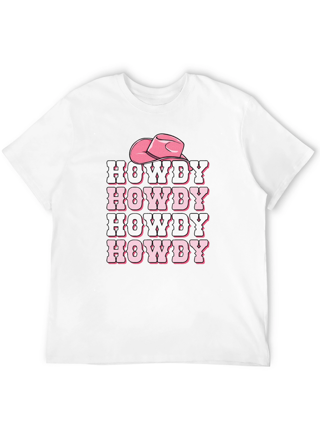 Howdy Cowboy Hat T-Shirt