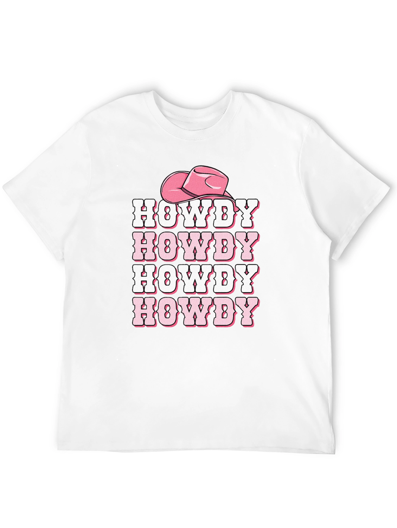 Howdy Cowboy Hat T-Shirt