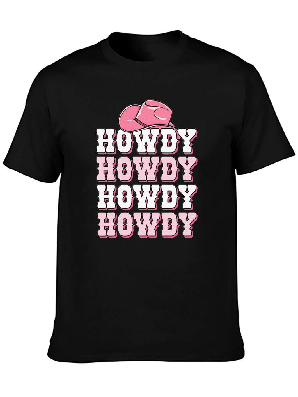 Howdy Cowboy Hat T-Shirt