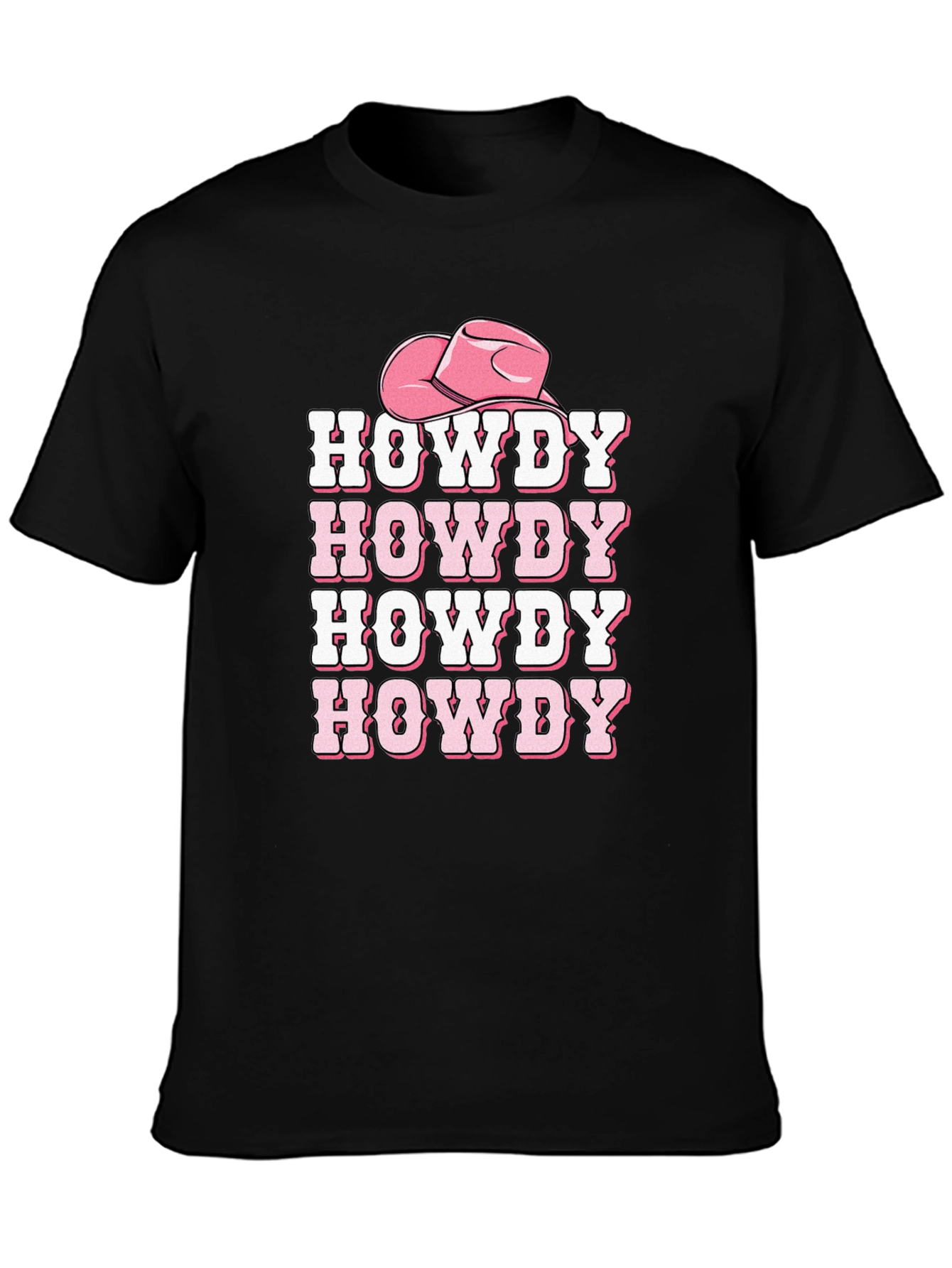 Howdy Cowboy Hat T-Shirt