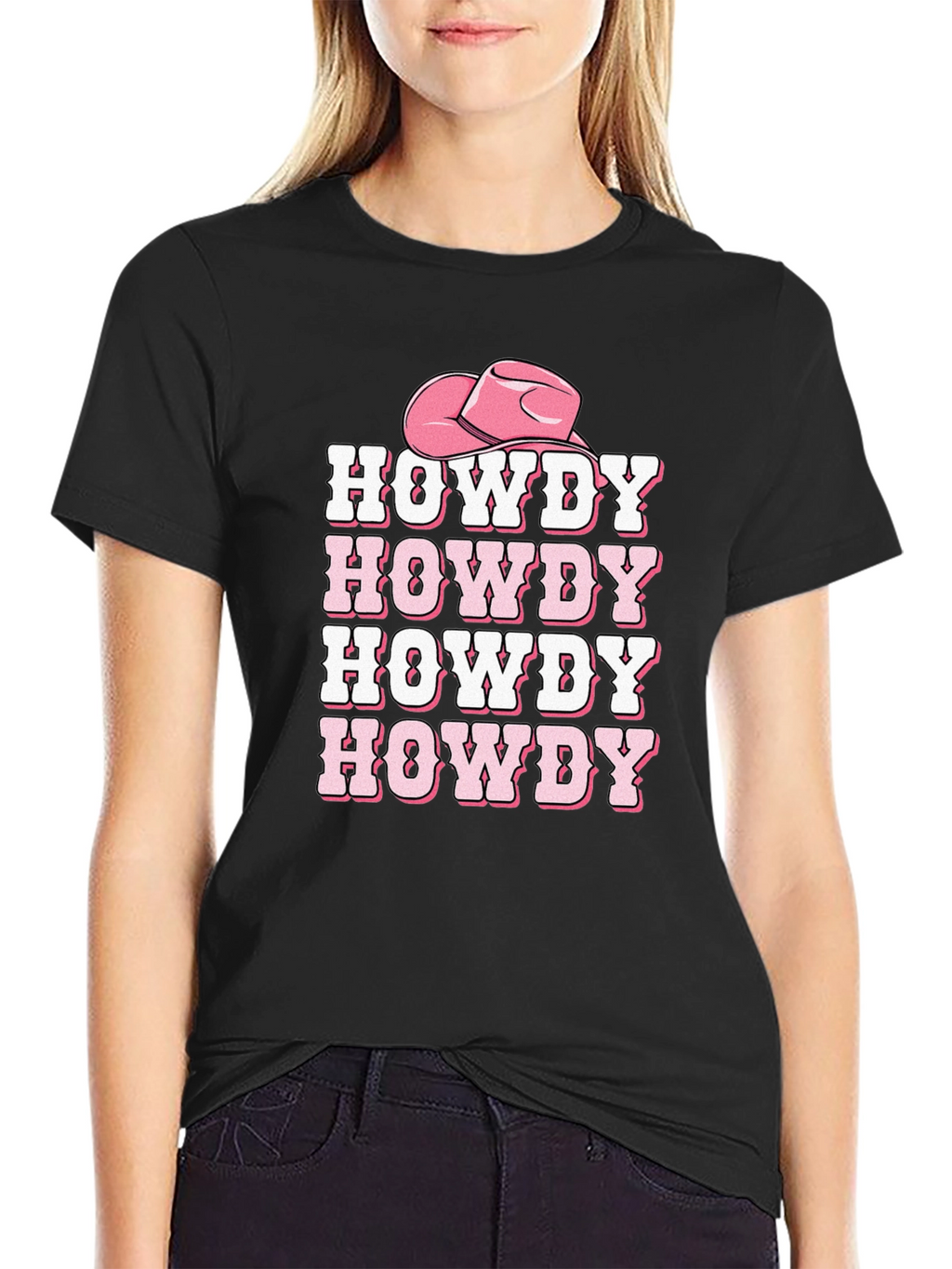 Howdy Cowboy Hat T-Shirt