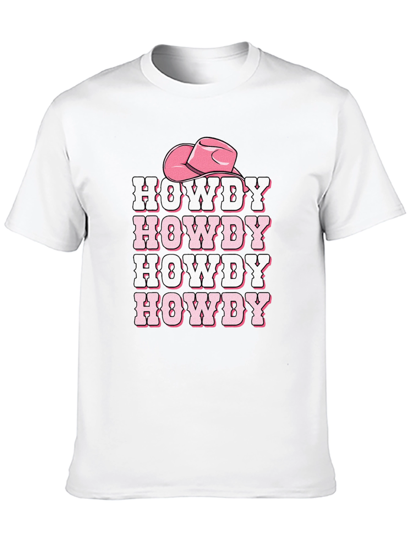 Howdy Cowboy Hat T-Shirt