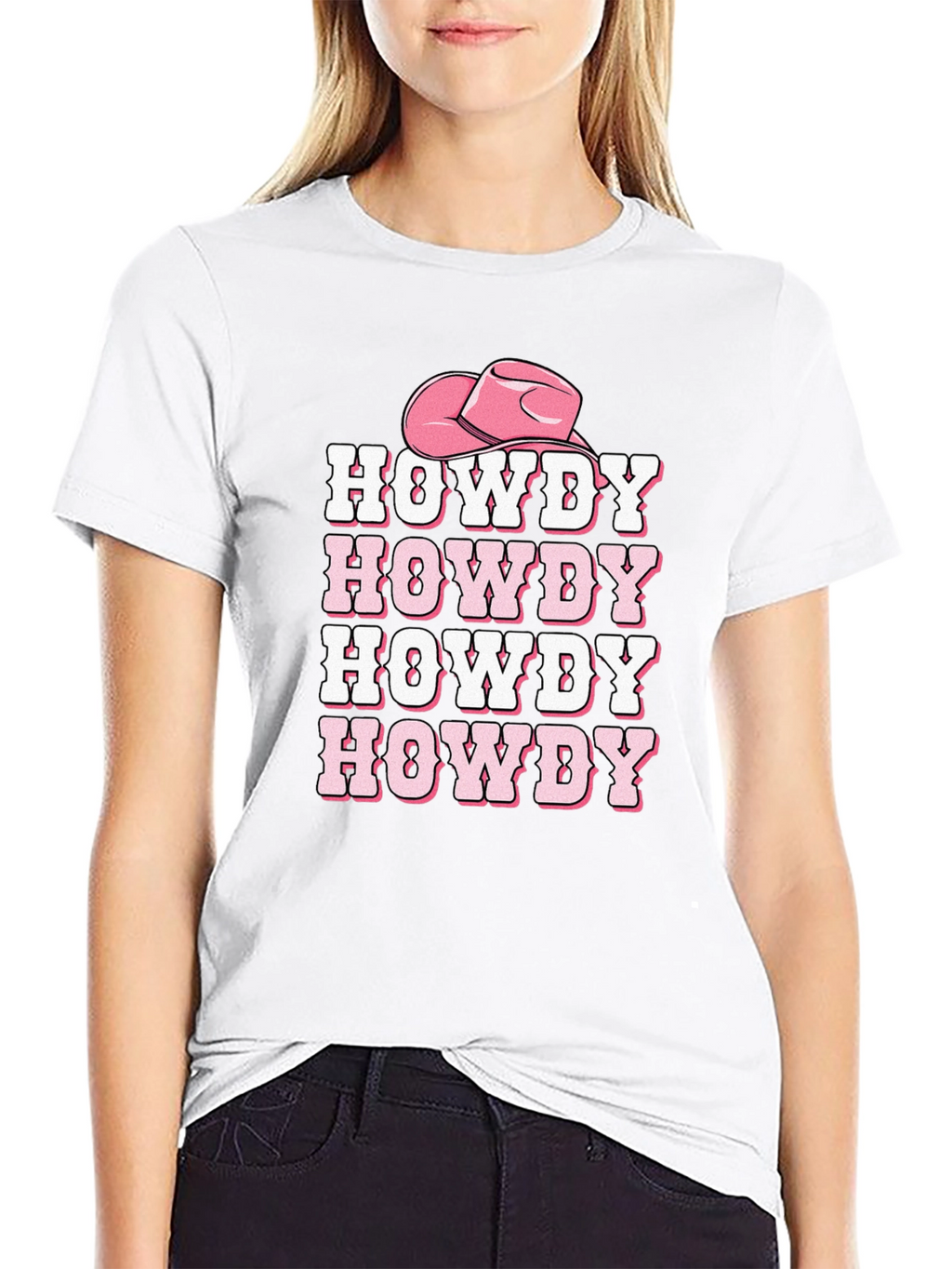Howdy Cowboy Hat T-Shirt