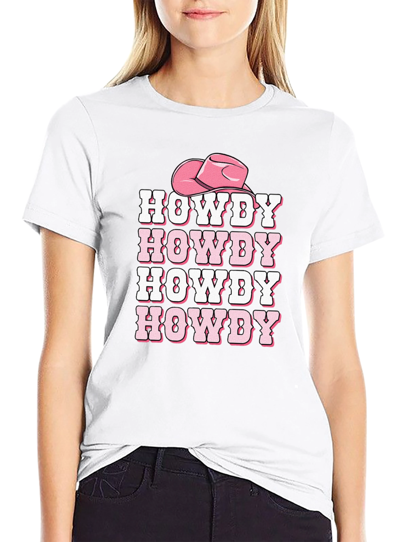 Howdy Cowboy Hat T-Shirt