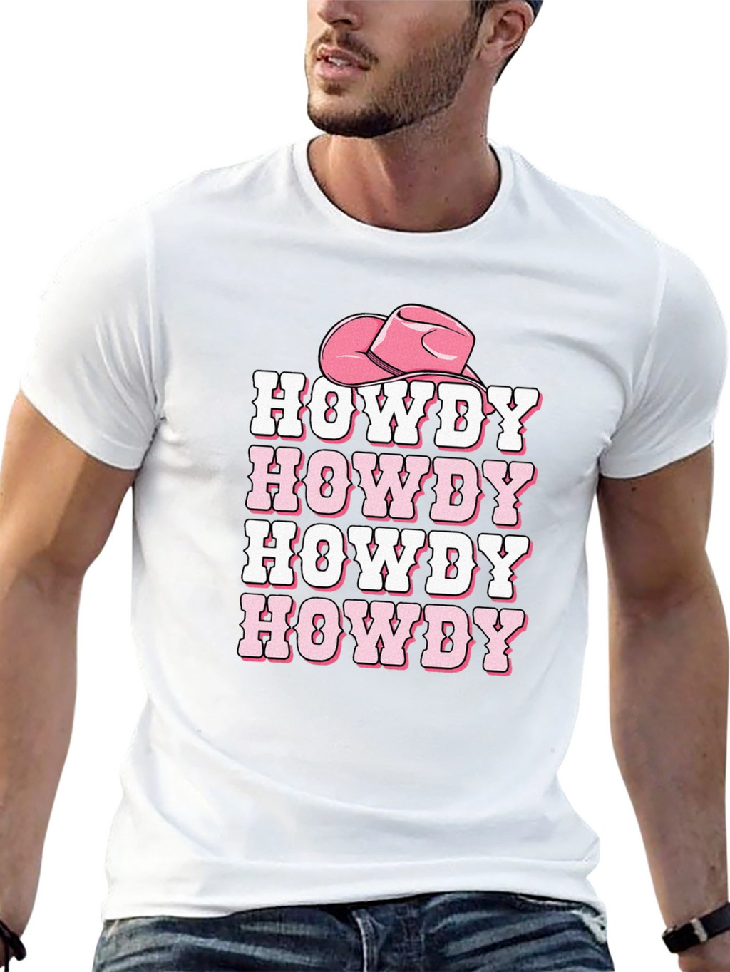 Howdy Cowboy Hat T-Shirt
