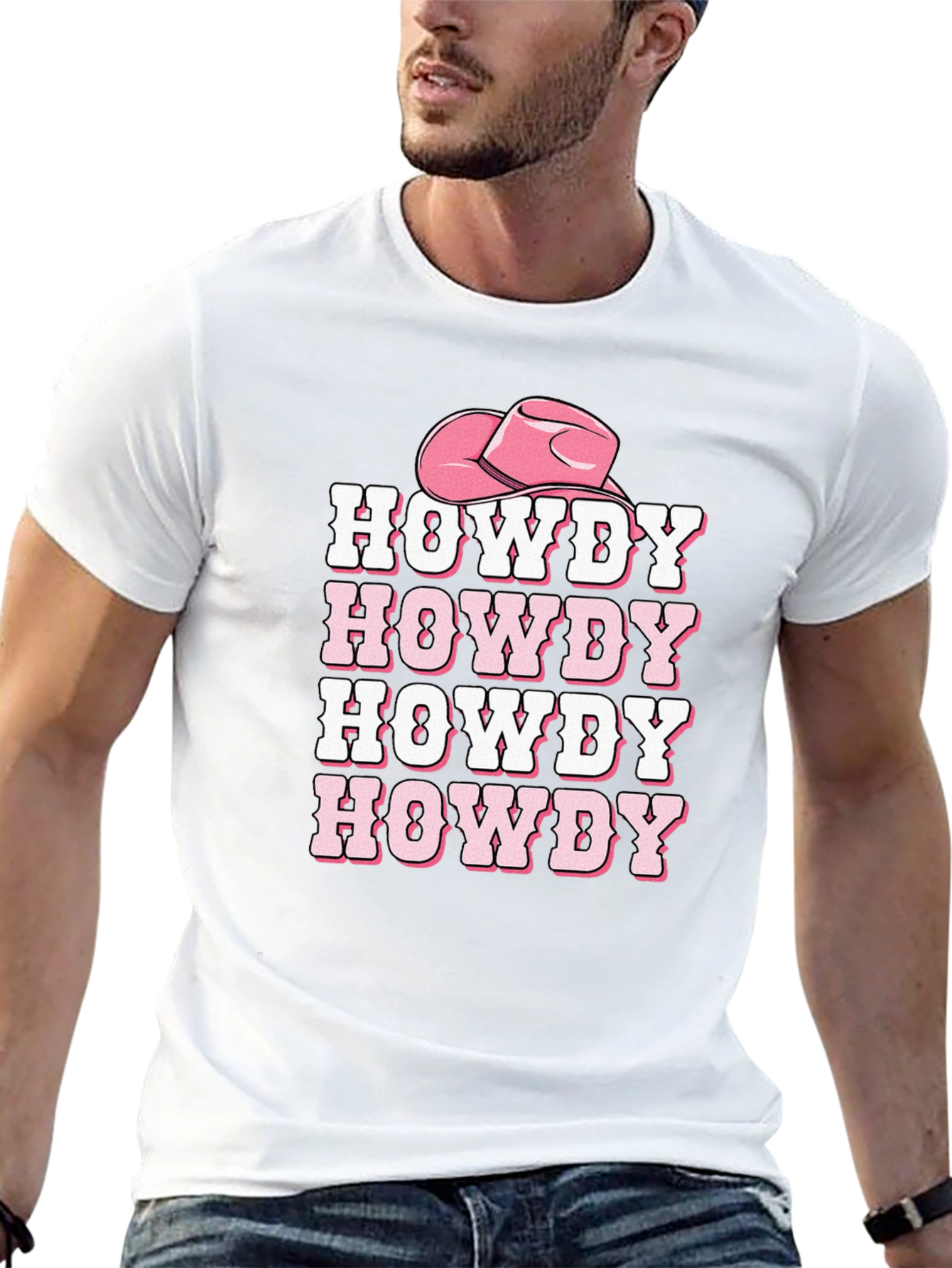 Howdy Cowboy Hat T-Shirt