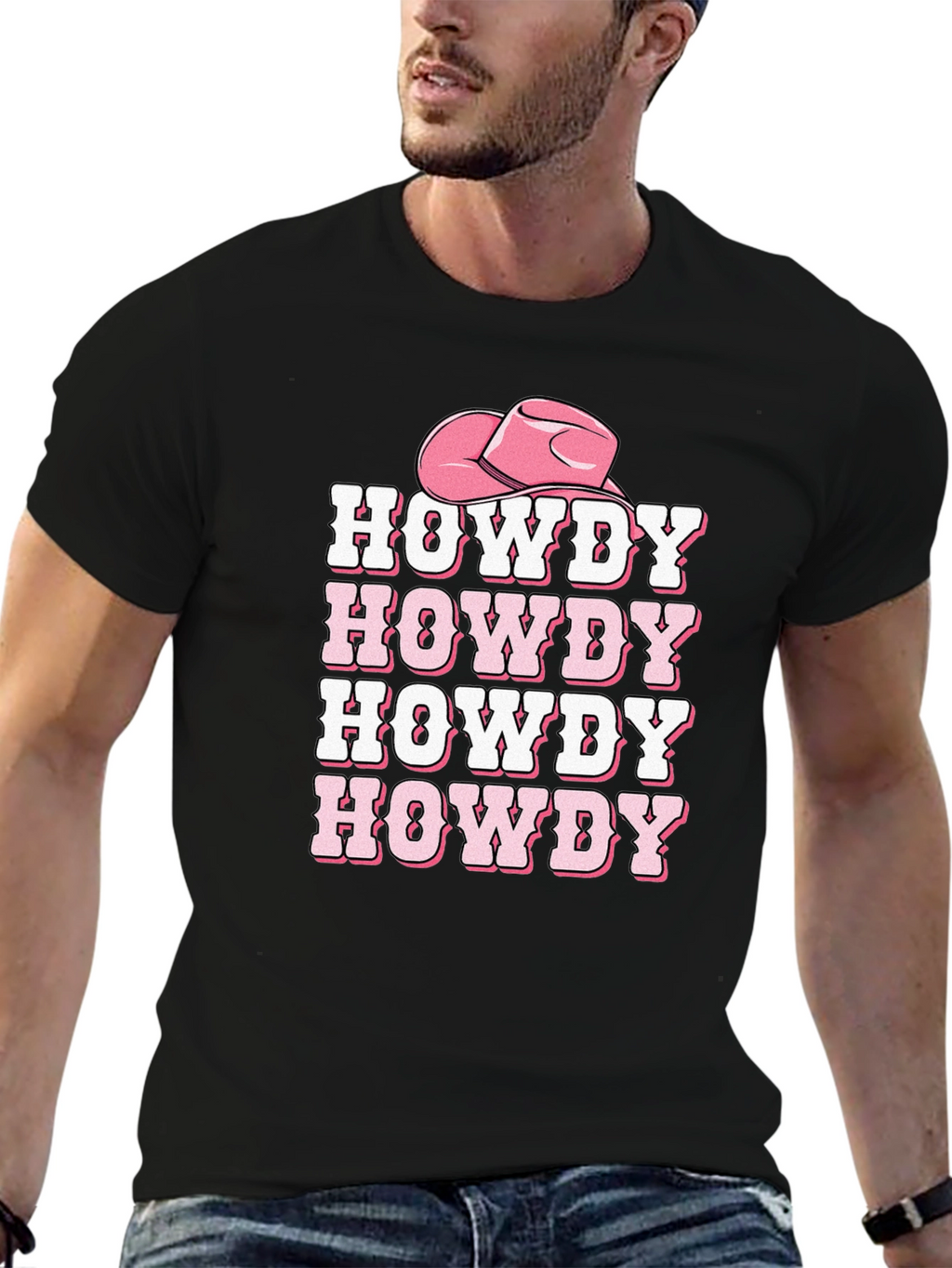 Howdy Cowboy Hat T-Shirt