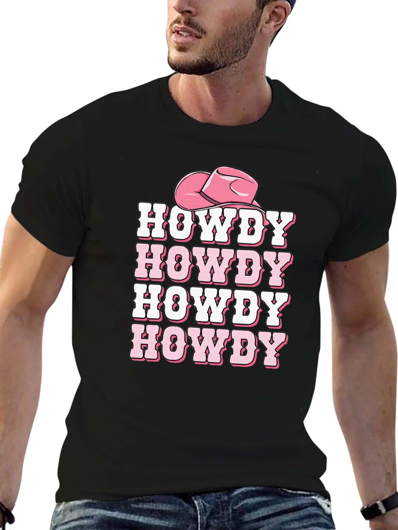 Howdy Cowboy Hat T-Shirt