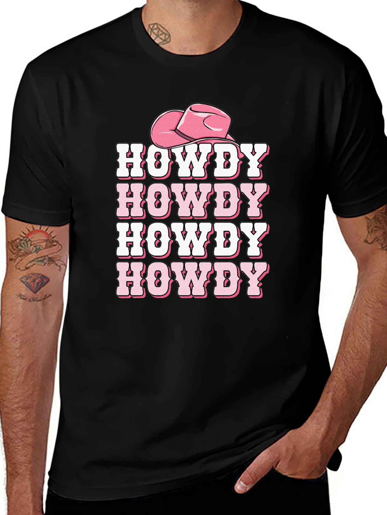 Howdy Cowboy Hat T-Shirt