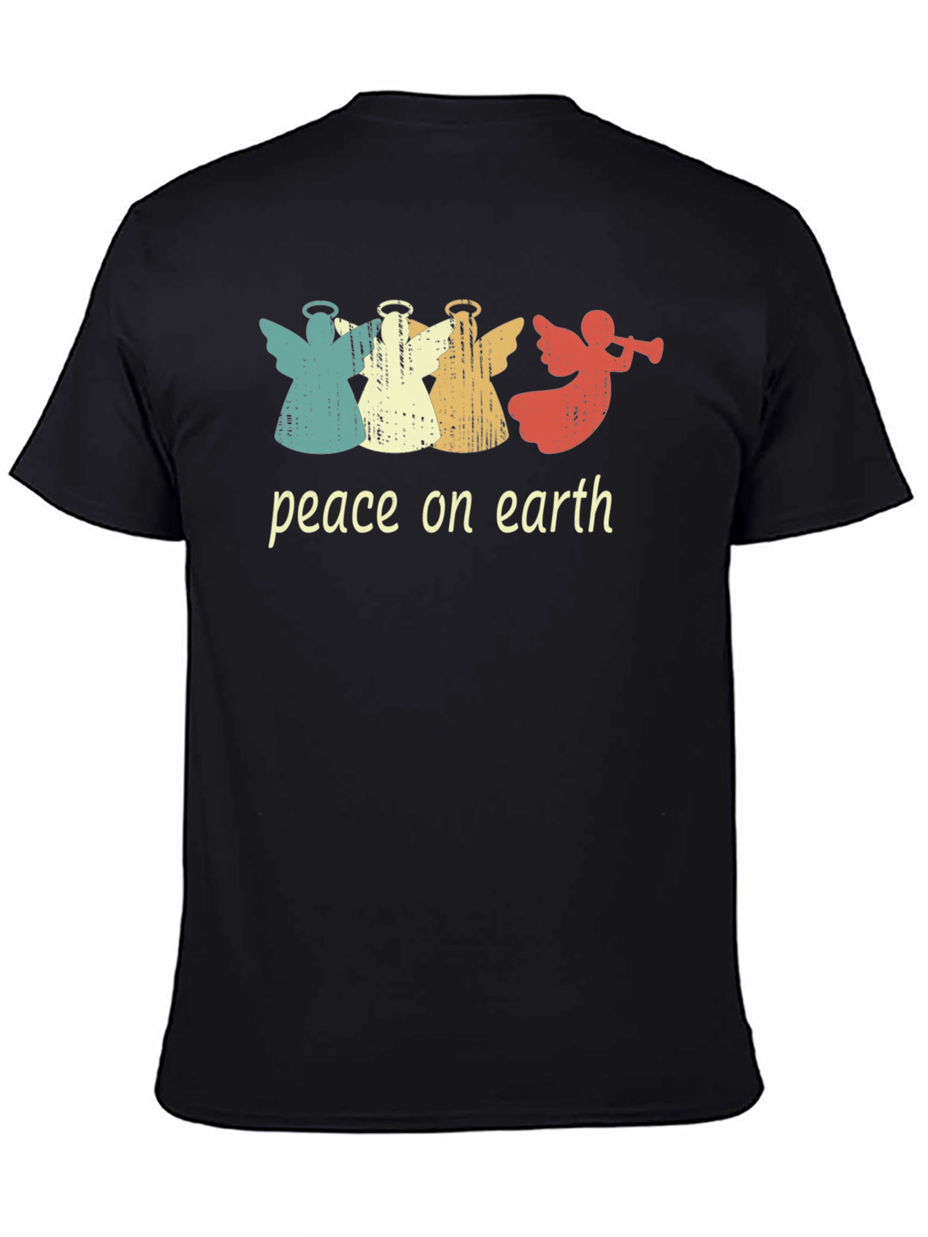 Peace On Earth Angels T-Shirt Vintage Style