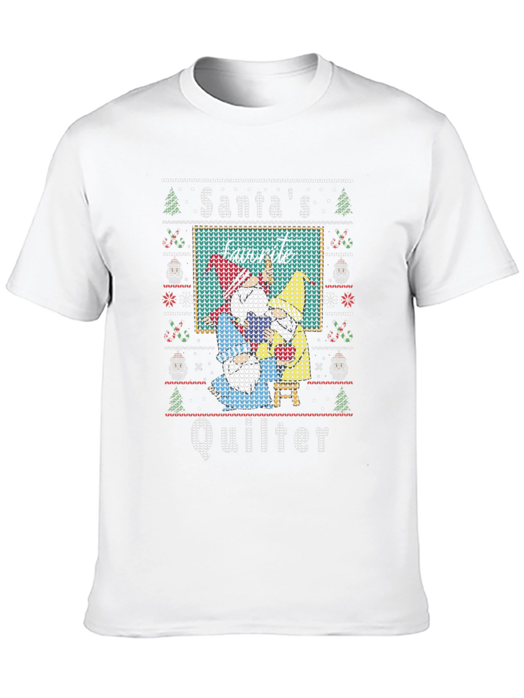 Santas Favorite Quilter T-Shirt