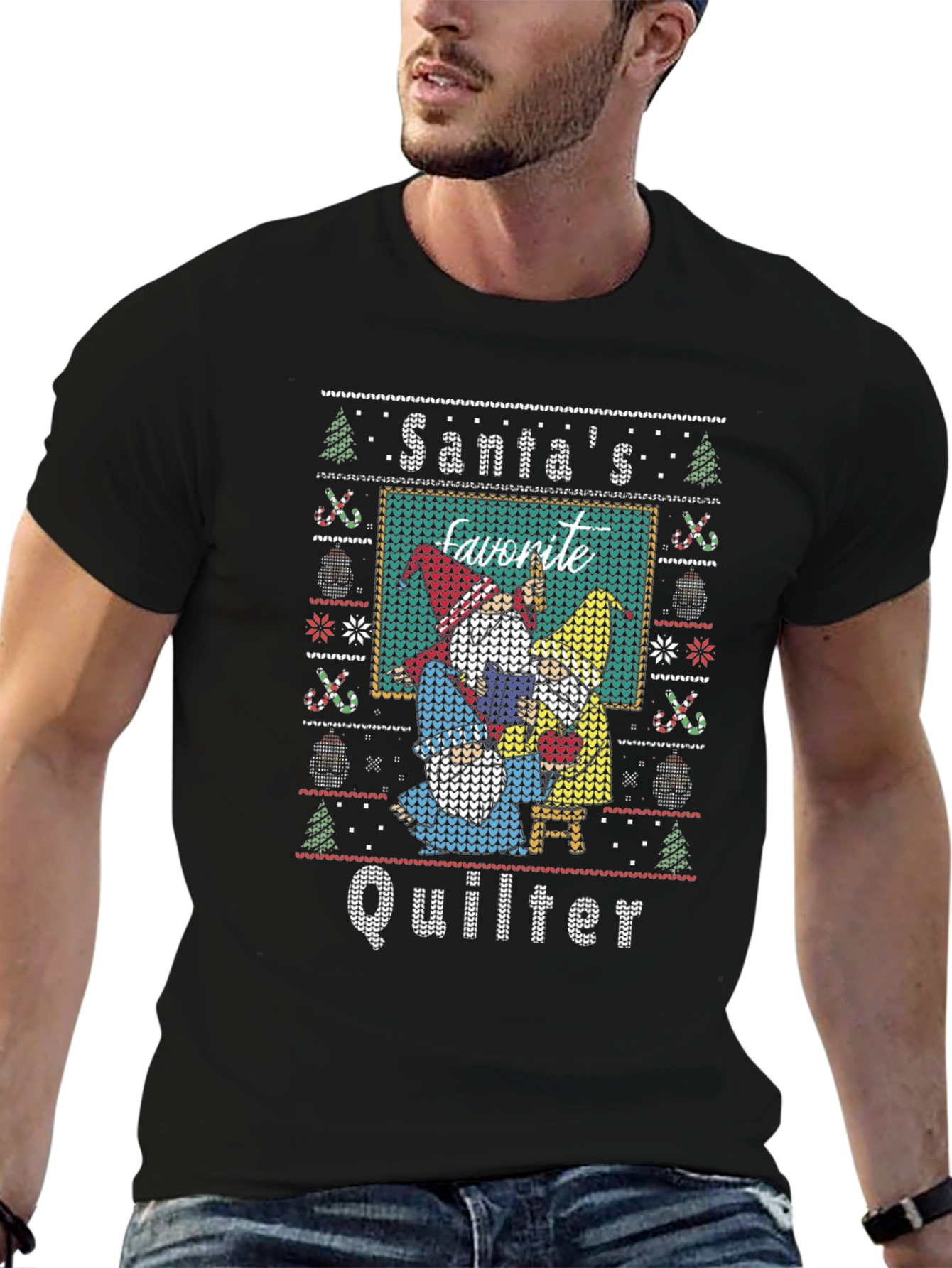 Santas Favorite Quilter T-Shirt