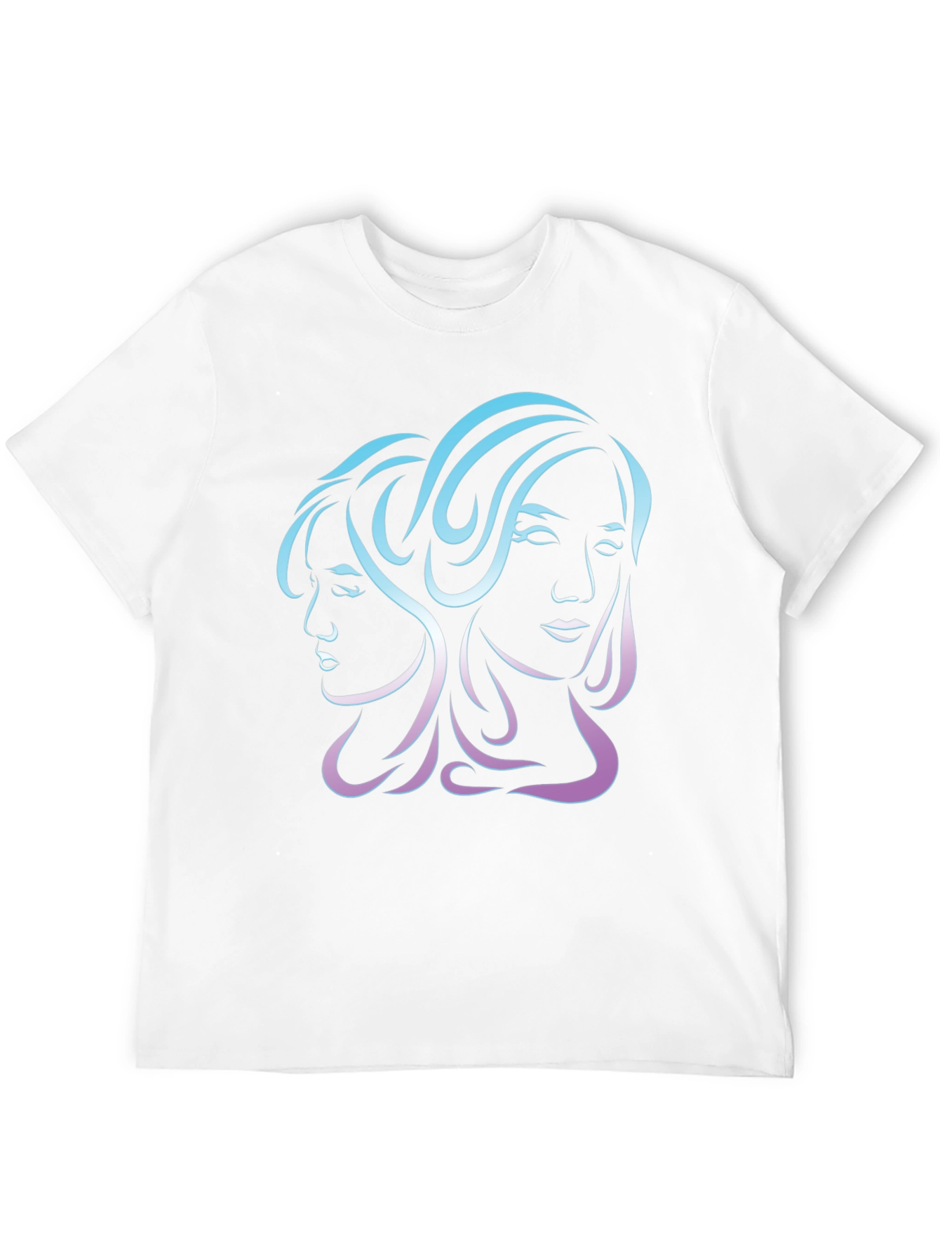 Gemini Zodiac Graphic Tee - Black
