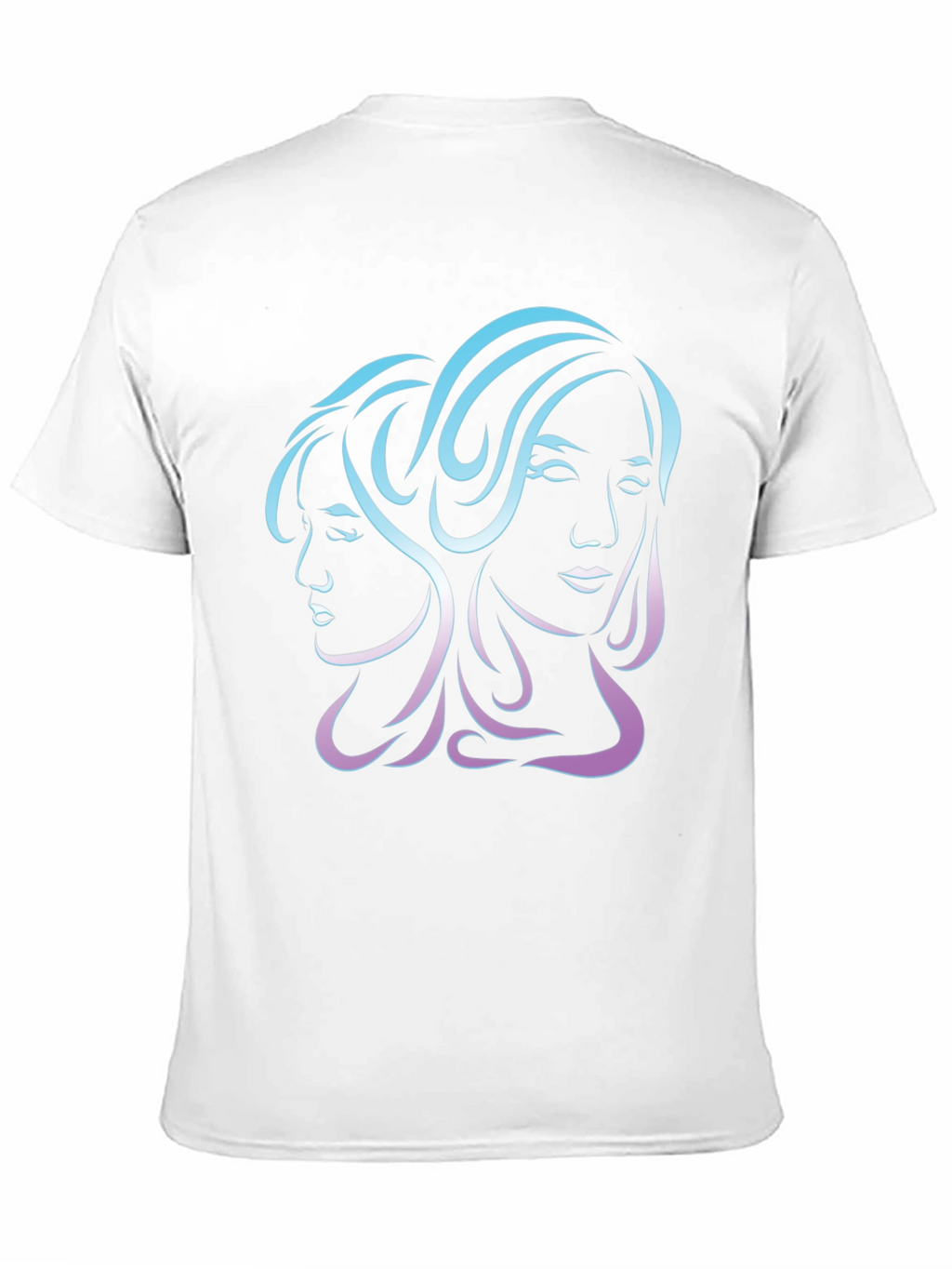 Gemini Zodiac Graphic Tee - Black