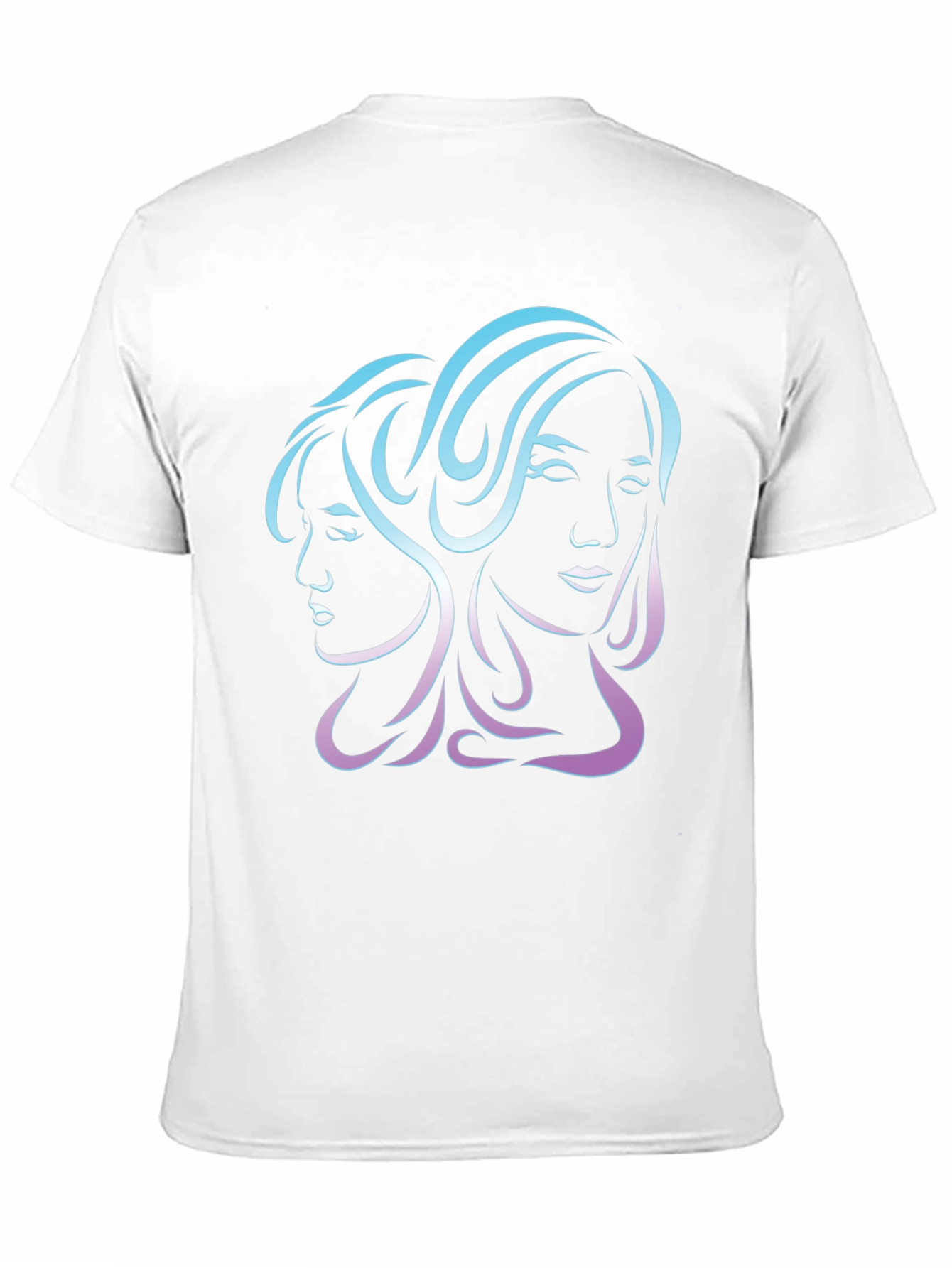 Gemini Zodiac Graphic Tee - Black