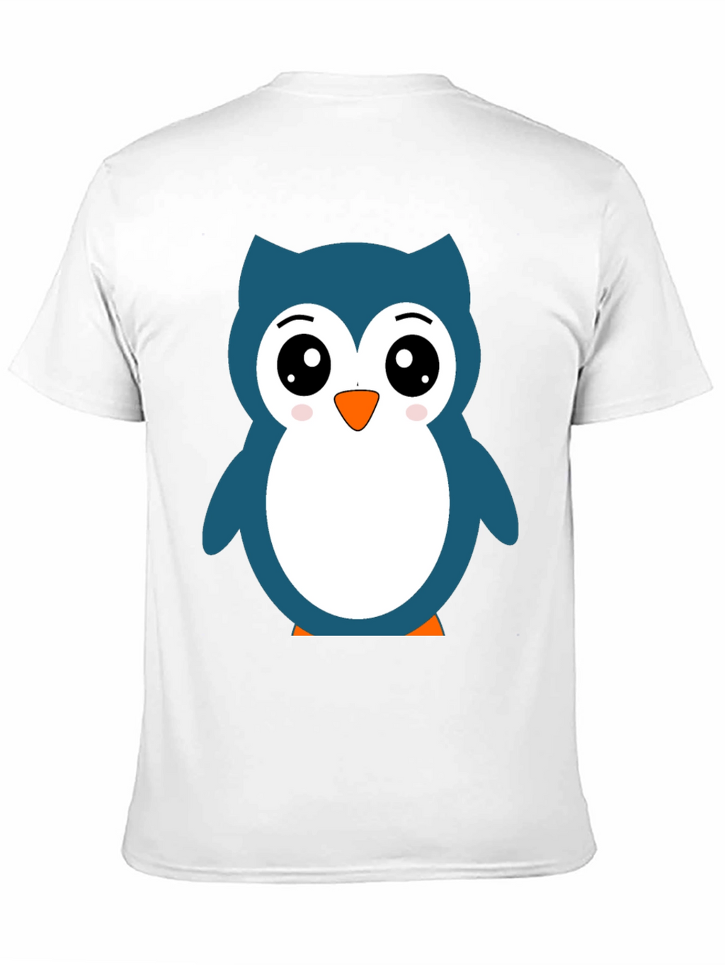 Cute Owl Graphic Black T-Shirt