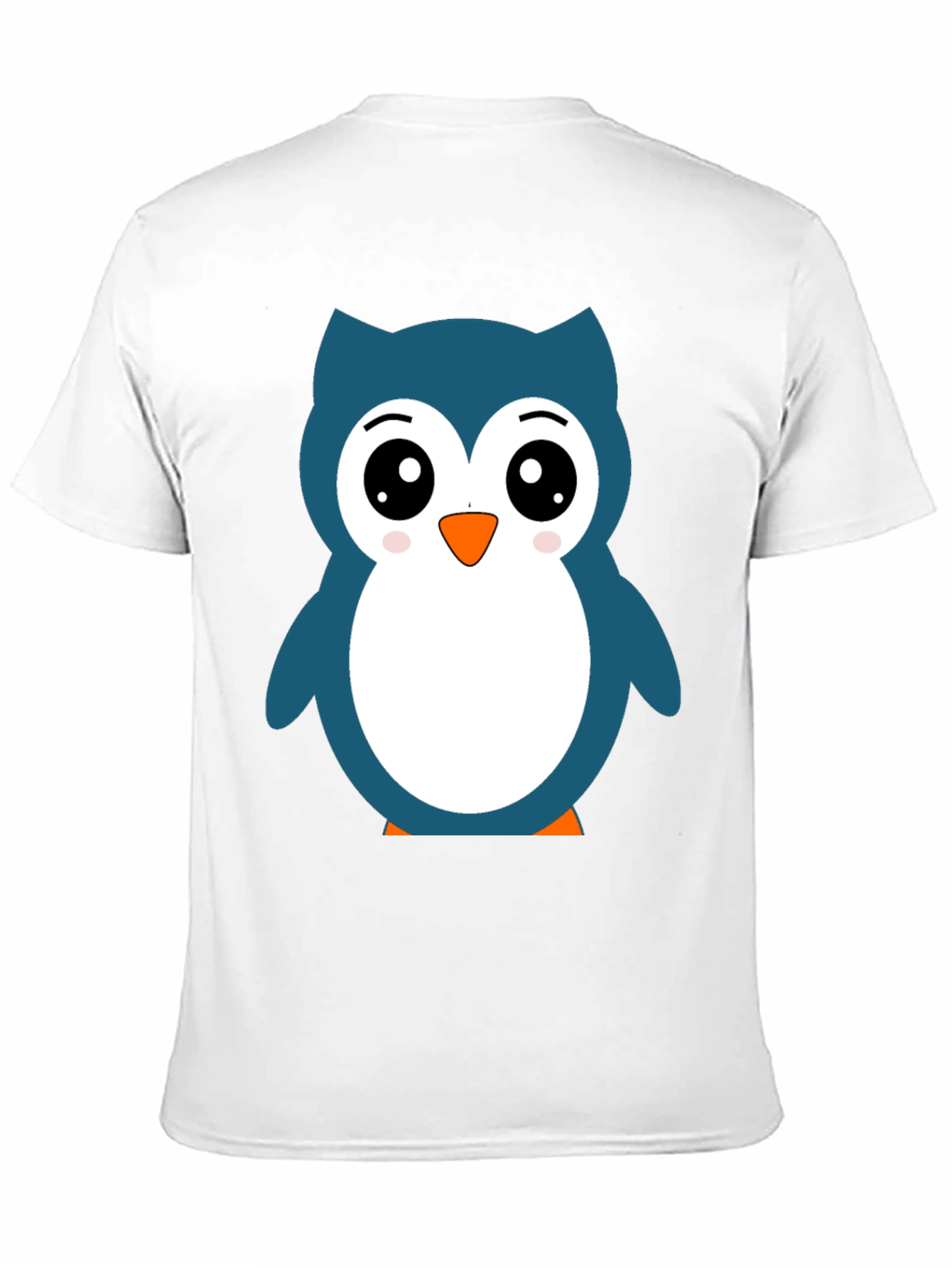 Cute Owl Graphic Black T-Shirt