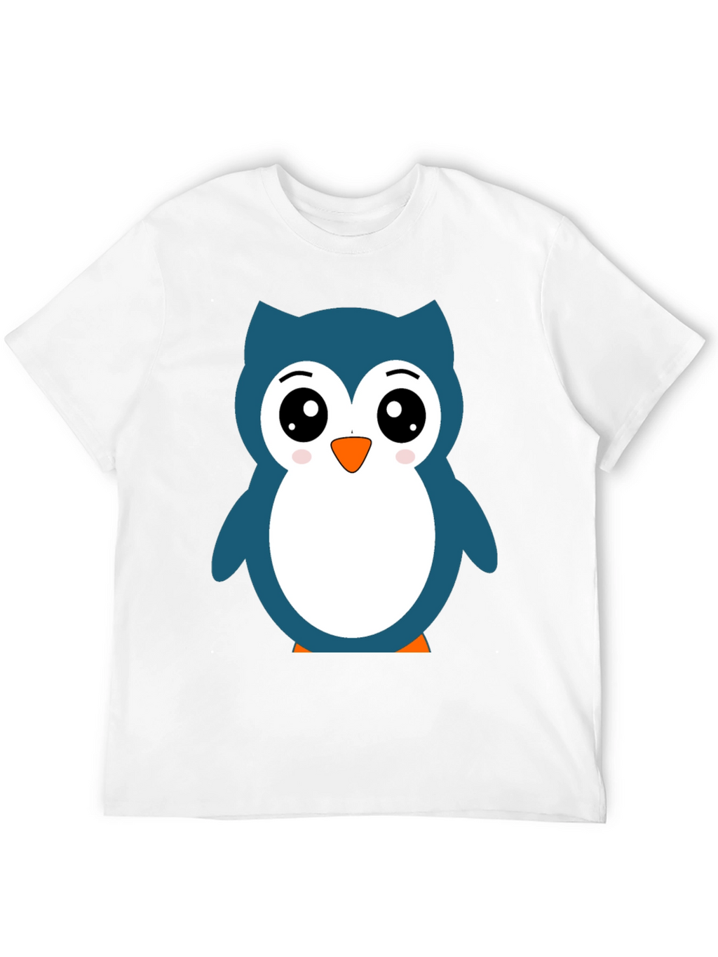 Cute Owl Graphic Black T-Shirt