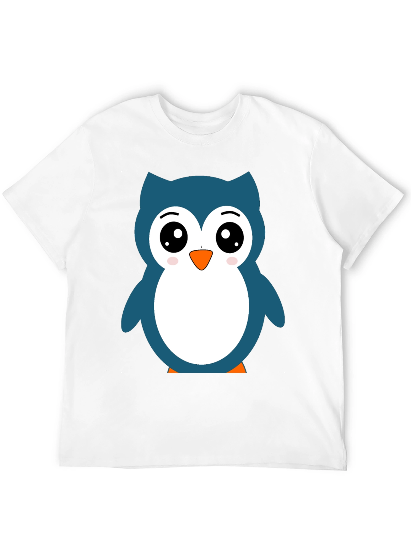 Cute Owl Graphic Black T-Shirt