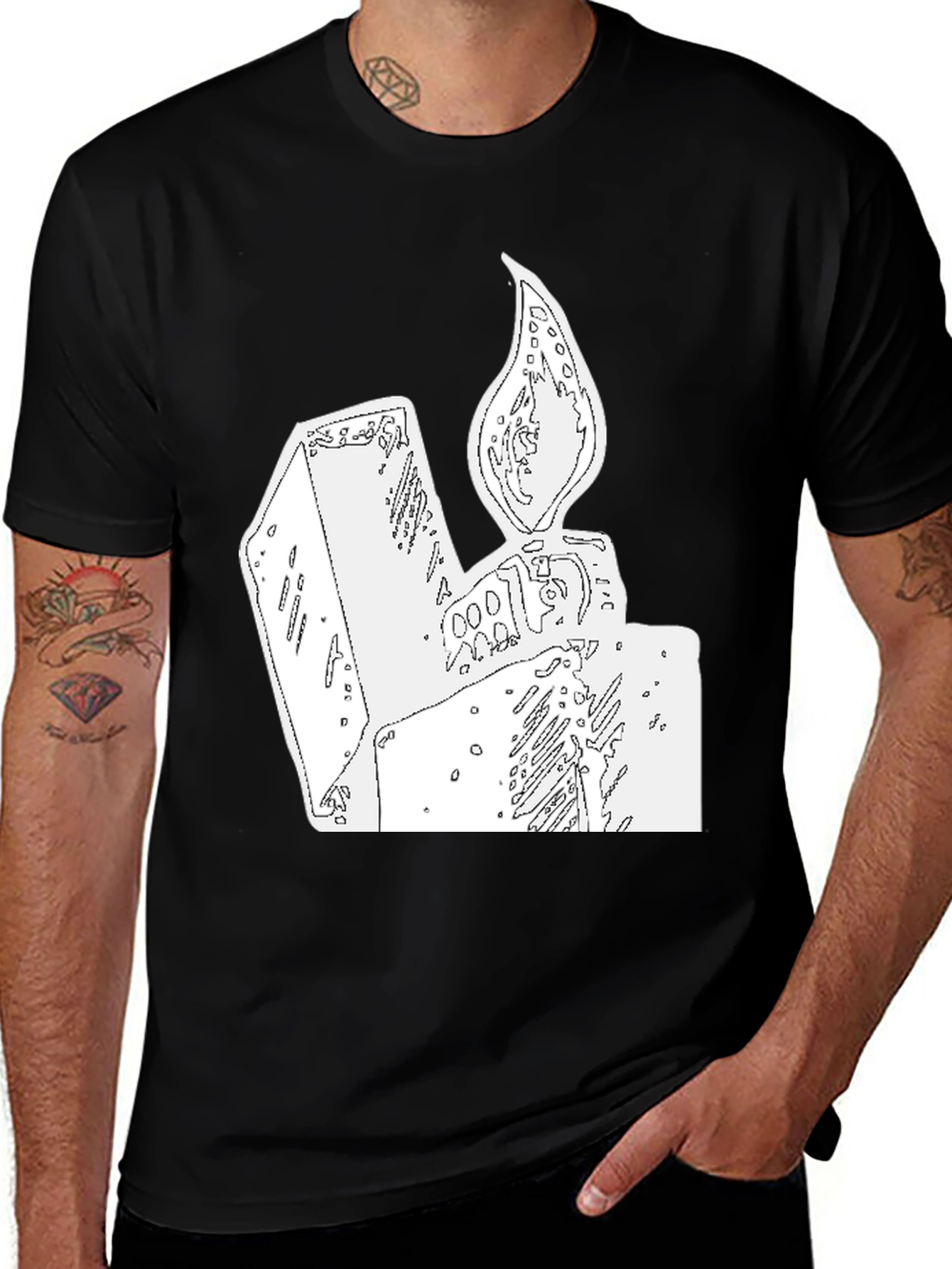 Graphic Tee: Lighter Design