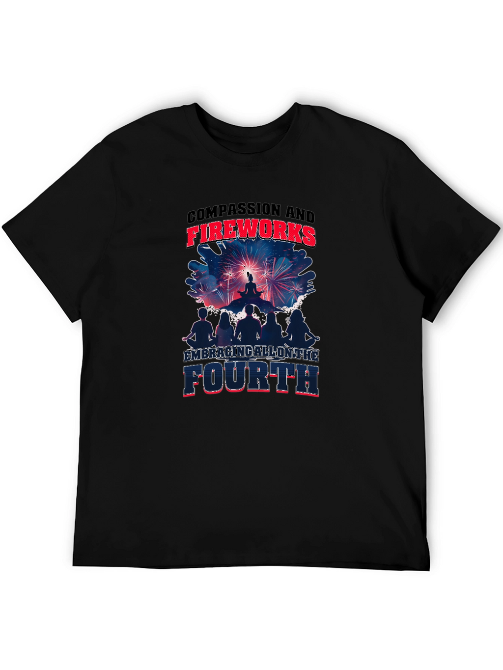 Compassion and Fireworks Fourth Graphic Tee