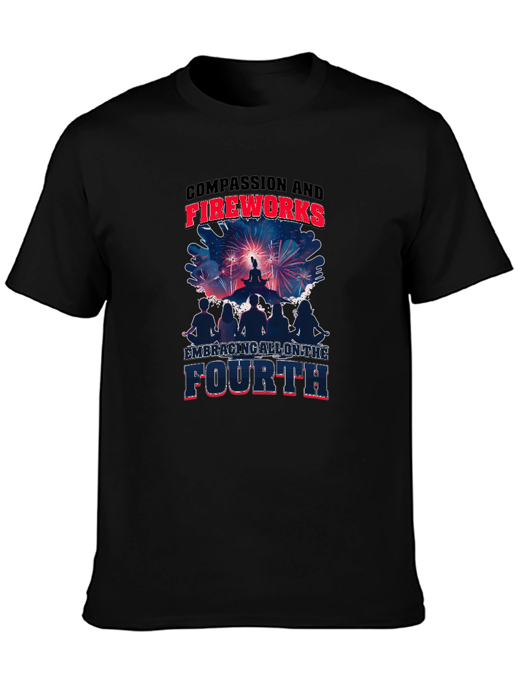 Compassion and Fireworks Fourth Graphic Tee