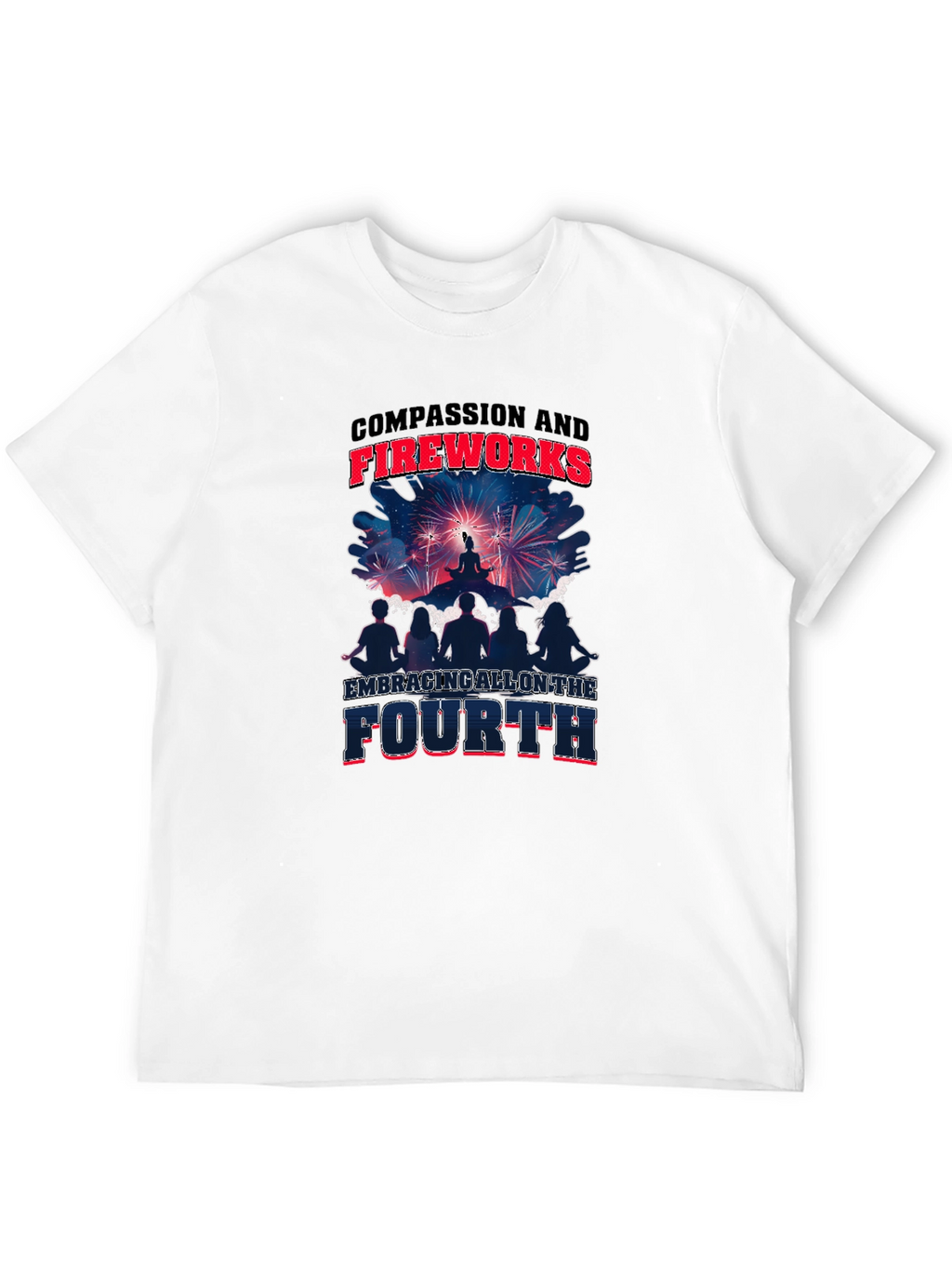 Compassion and Fireworks Fourth Graphic Tee