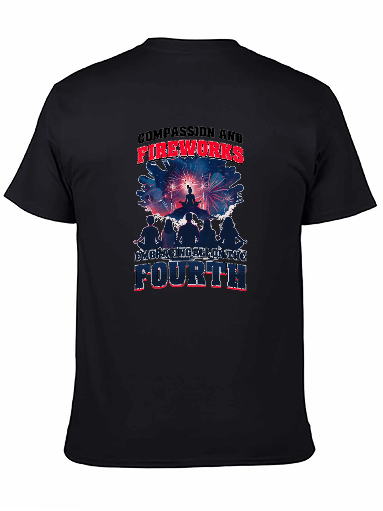 Compassion and Fireworks Fourth Graphic Tee