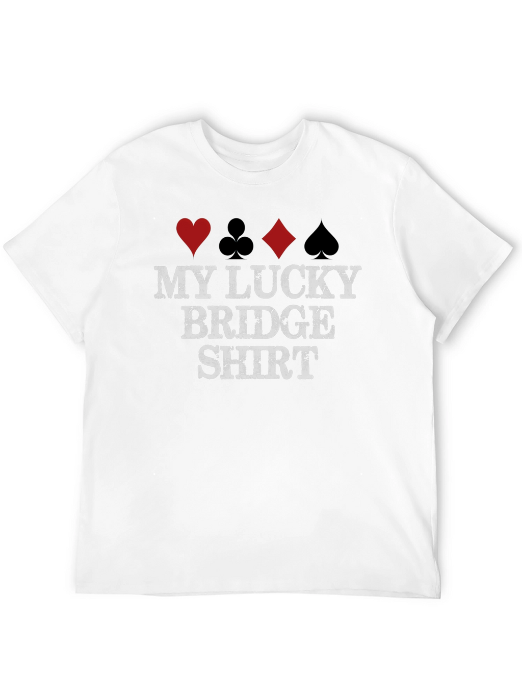 Lucky Bridge Shirt - Card Suit Design Tee