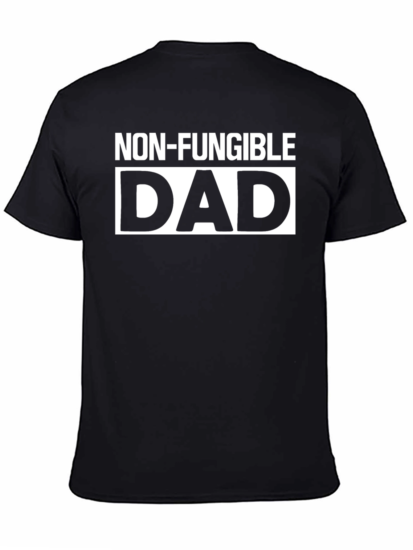 Non-Fungible Dad Black T-Shirt