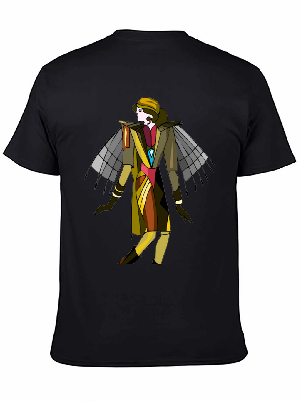 Art Deco Style Graphic T-Shirt