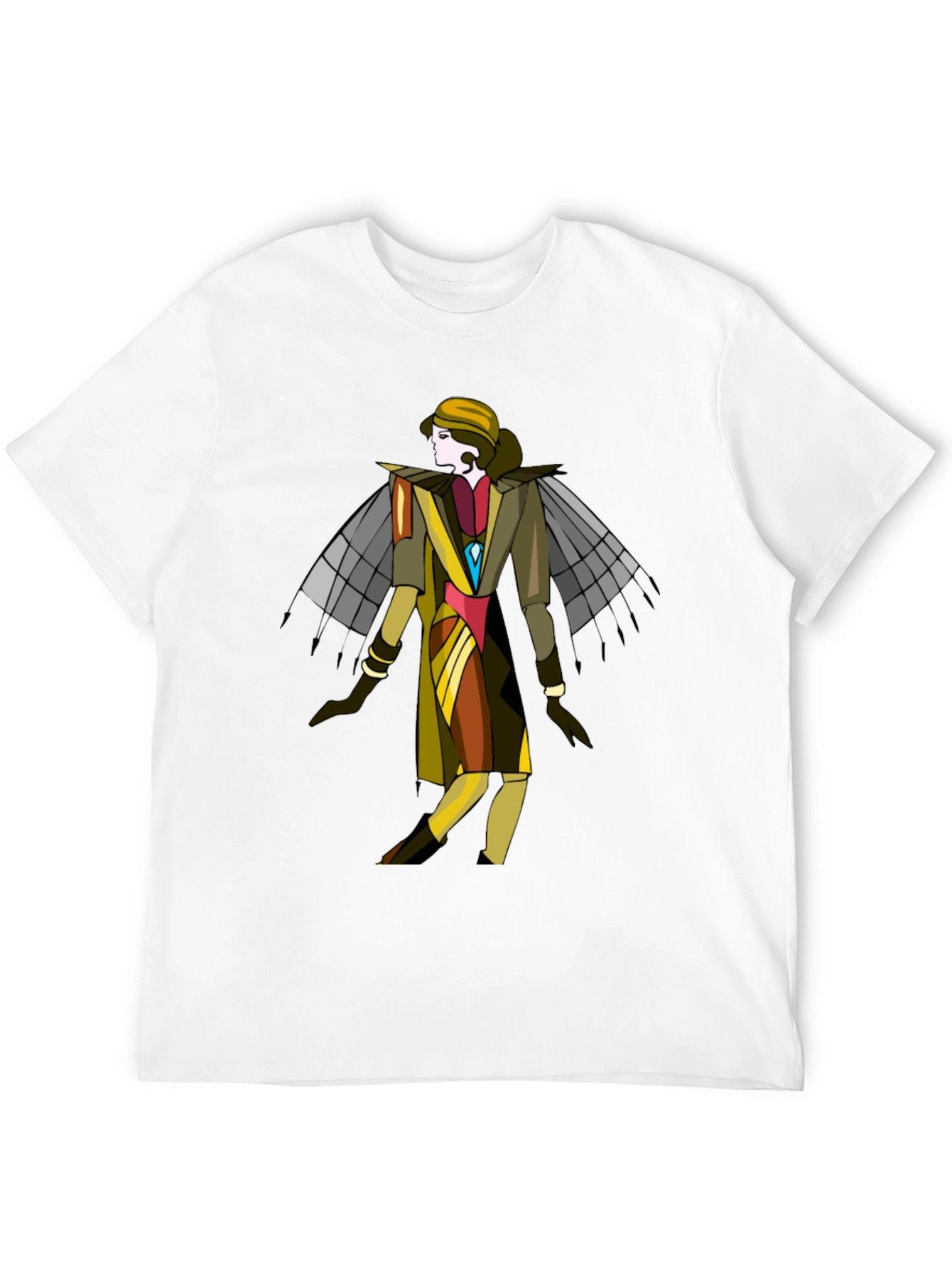 Art Deco Style Graphic T-Shirt