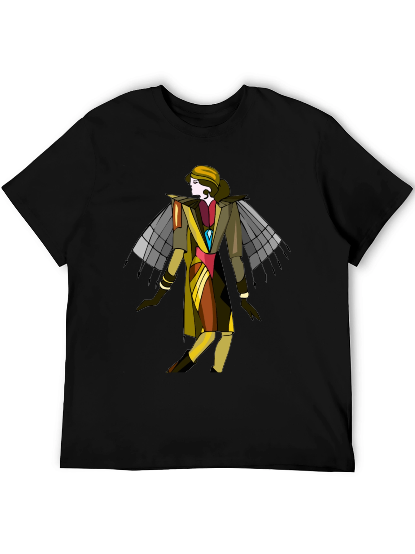 Art Deco Style Graphic T-Shirt