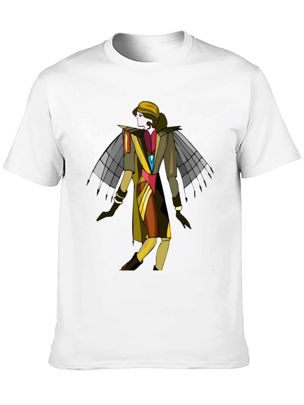 Art Deco Style Graphic T-Shirt