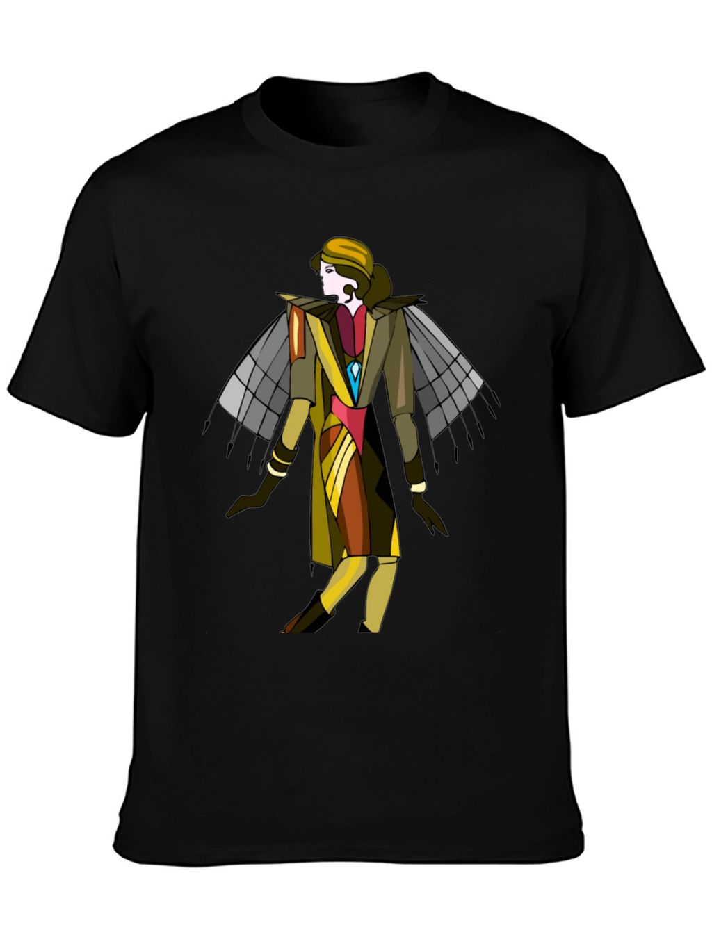 Art Deco Style Graphic T-Shirt
