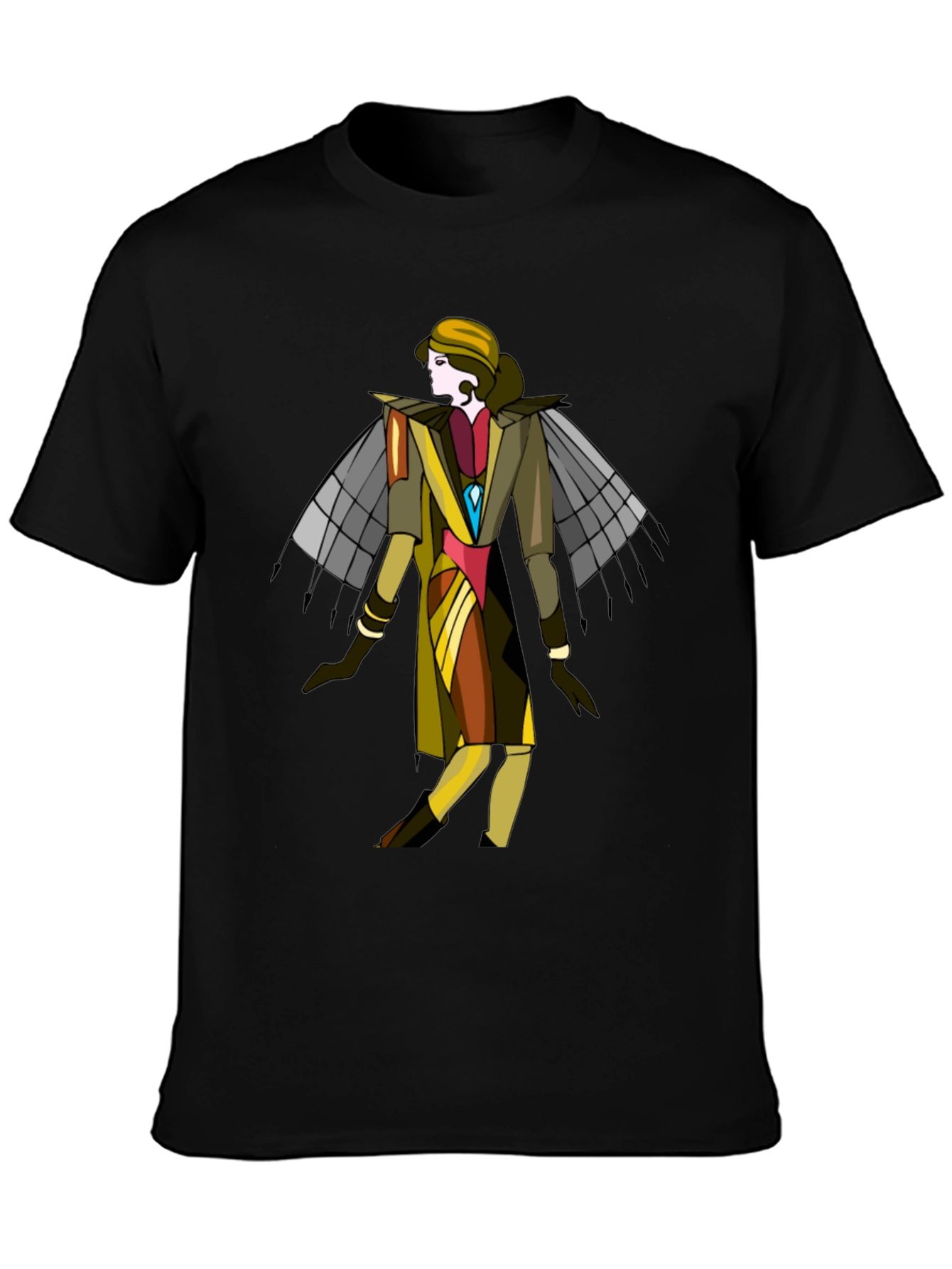 Art Deco Style Graphic T-Shirt