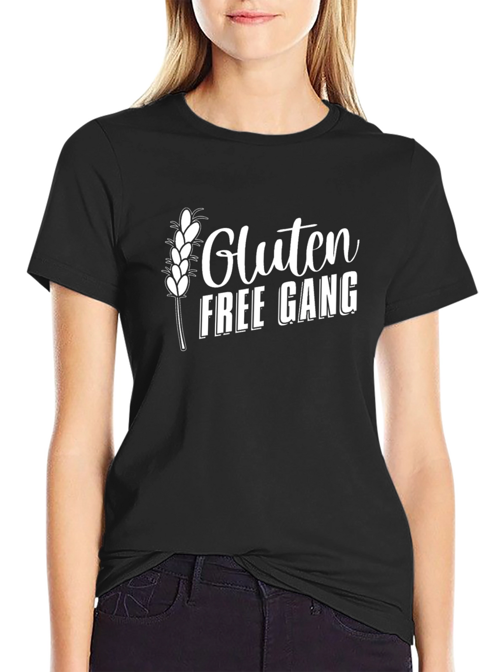 Gluten Free Gang Black T-Shirt
