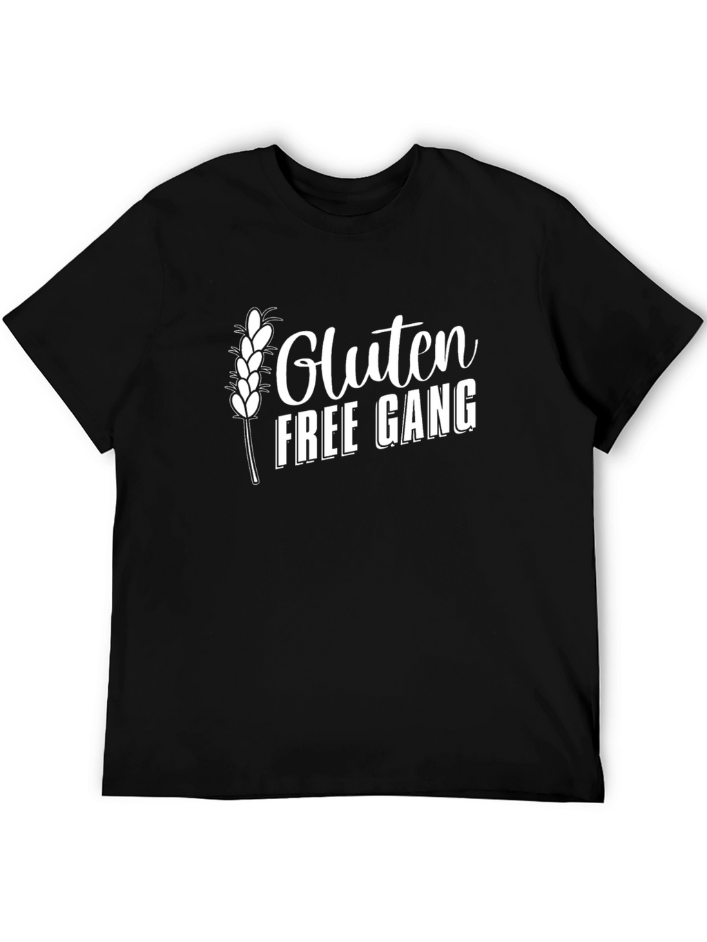 Gluten Free Gang Black T-Shirt