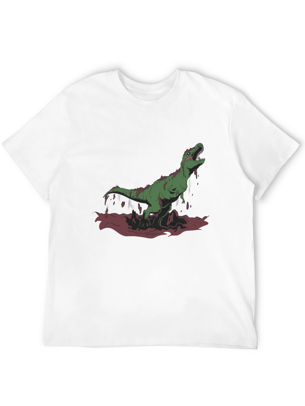 Dinosaur Graphic T-Shirt - Black