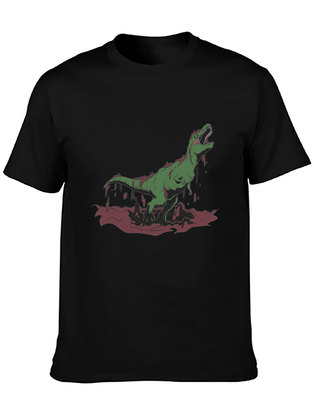 Dinosaur Graphic T-Shirt - Black