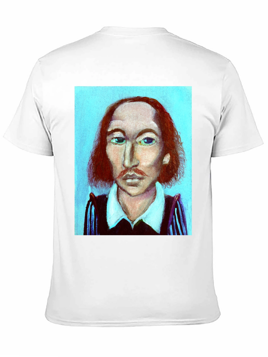 Shakespeare Portrait Graphic Tee - Literary Fashion