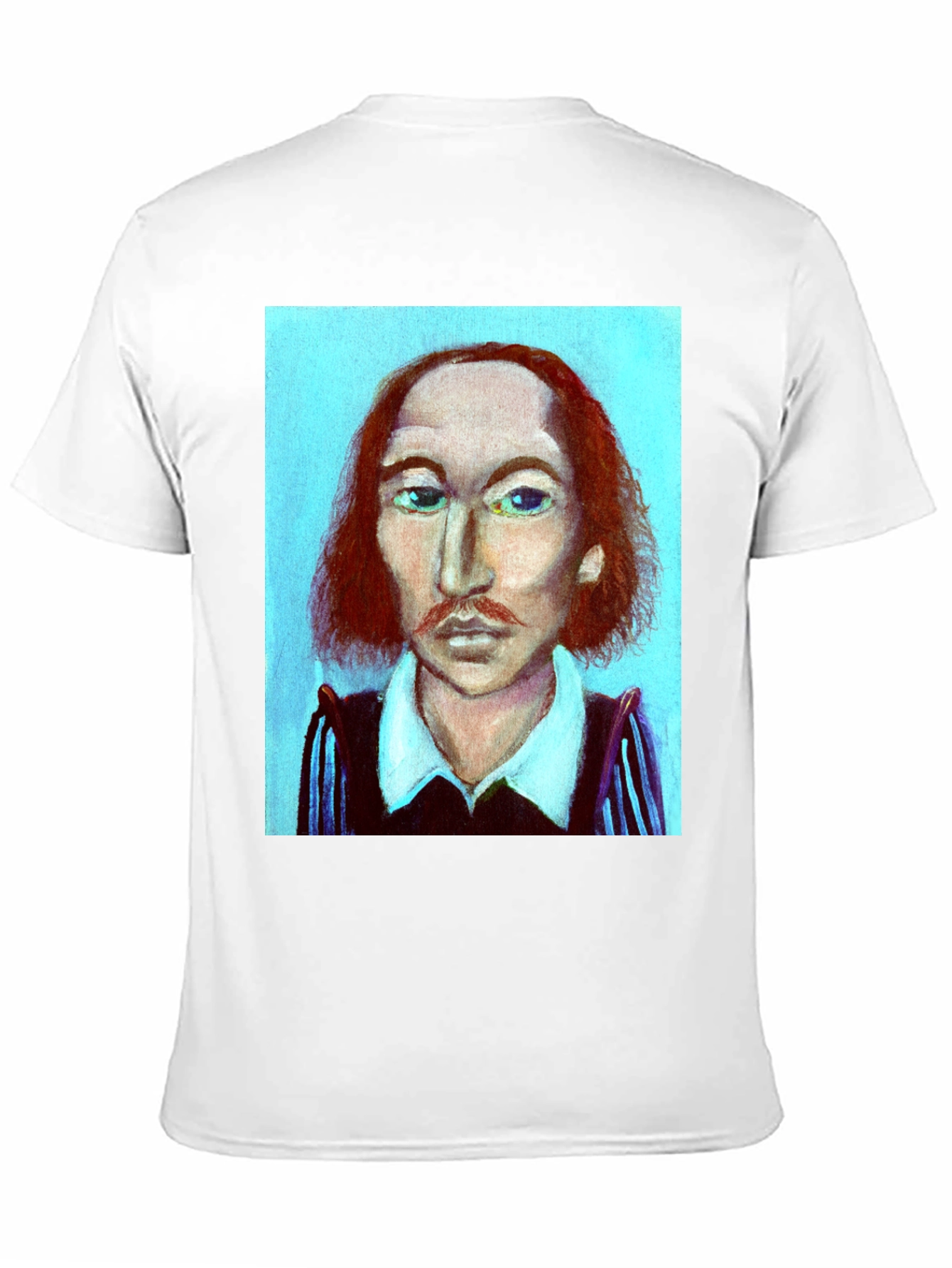 Shakespeare Portrait Graphic Tee - Literary Fashion