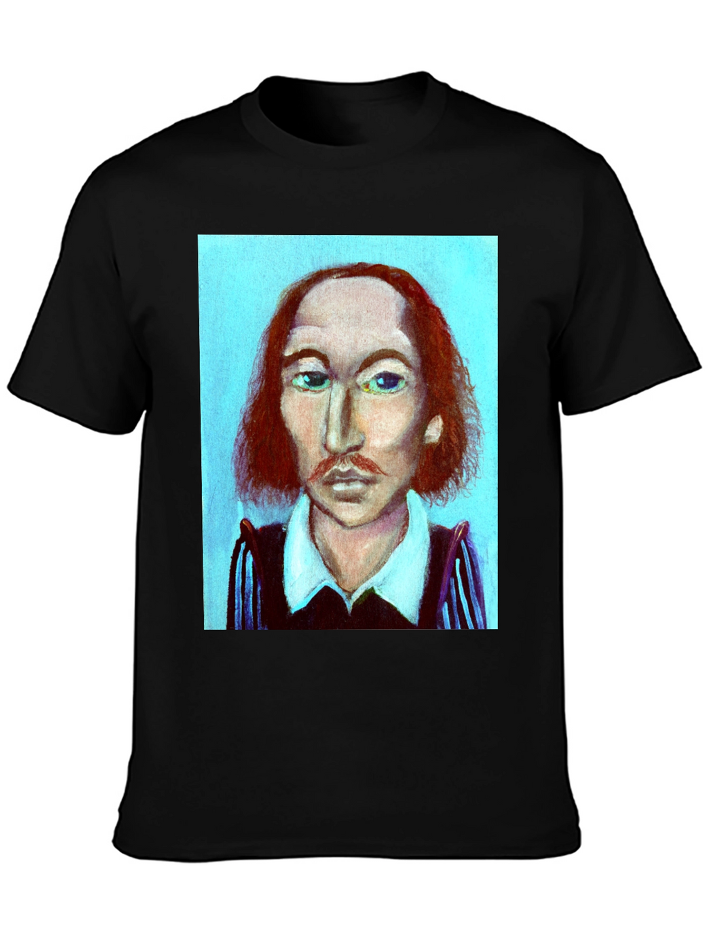 Shakespeare Portrait Graphic Tee - Literary Fashion